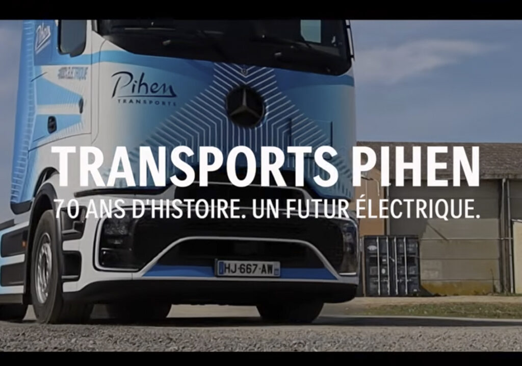 Pihen TRANSPORTS PIHEN - 70 ans d'histoire. Un futur électrique. | Mercedes ...